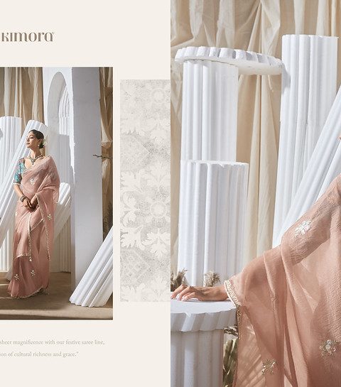 Rangat Fancy Fabric With Designer Lace Work All Over Saree